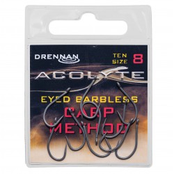 Carlige Drennan - Acolyte Carp Method Barbless Nr. 8